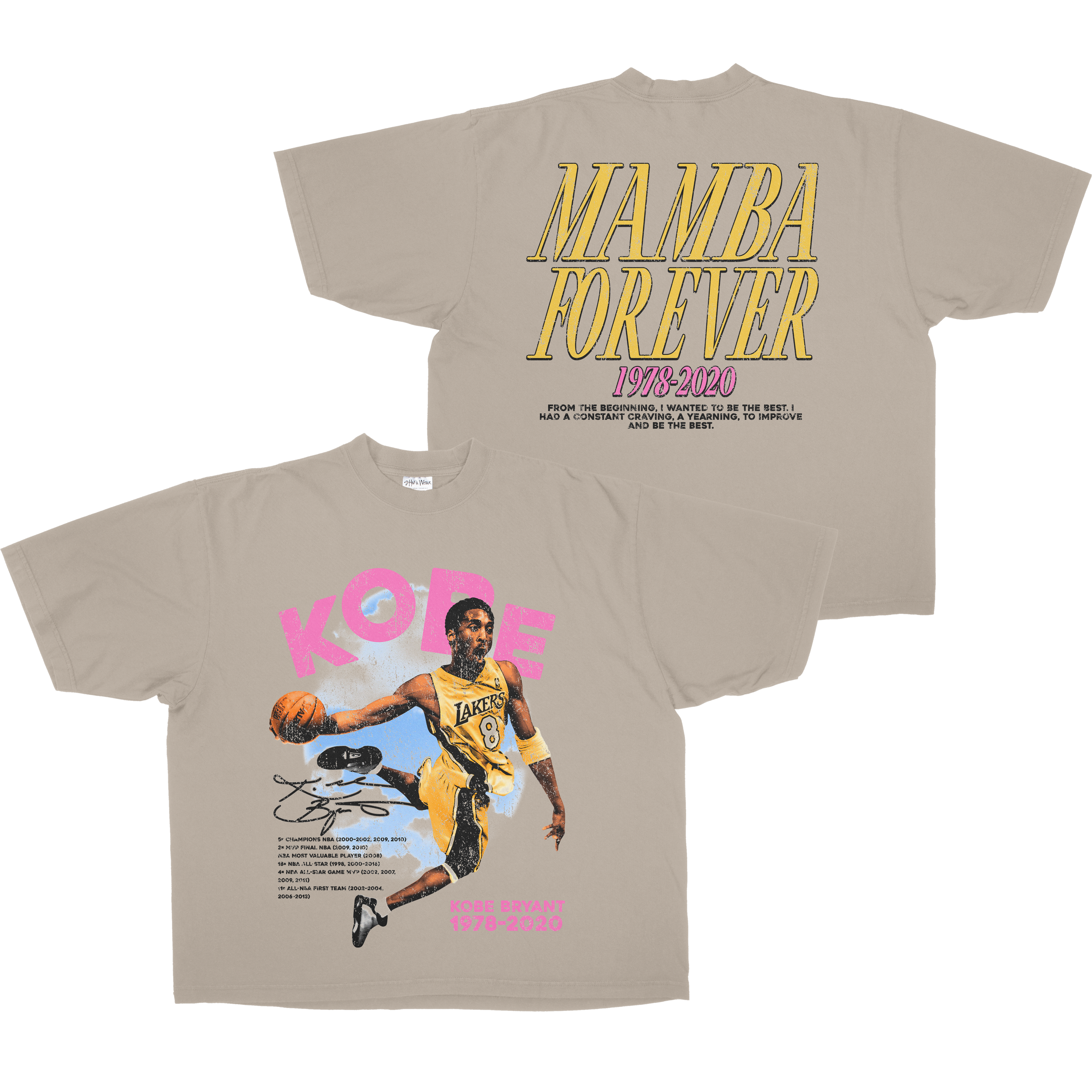 MAMBA FOREVER OVERSIZED HEAVYWEIGHT TEE