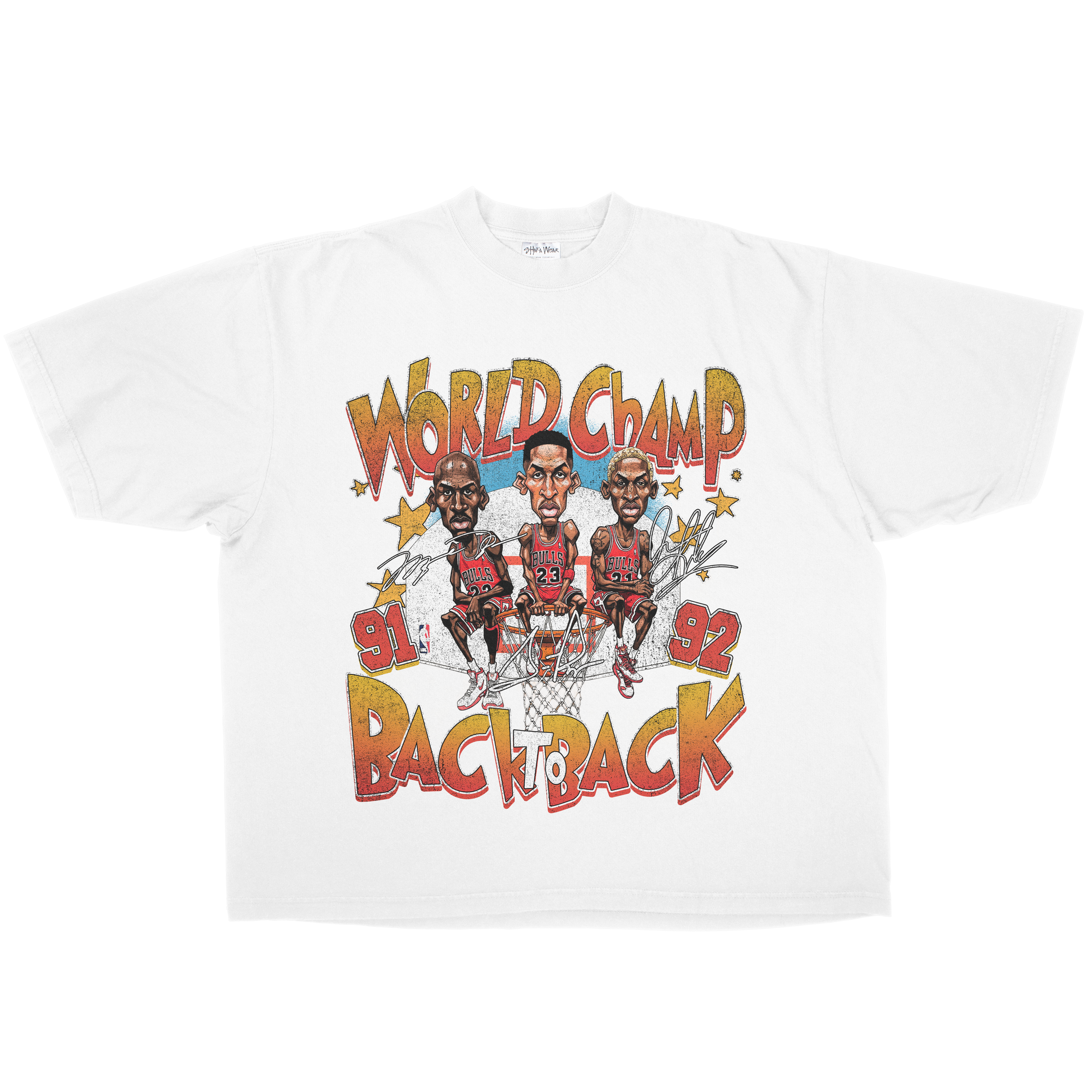 BACK 2 BACK CHAMPS OVERSIZED HEAVYWEIGHT TEE