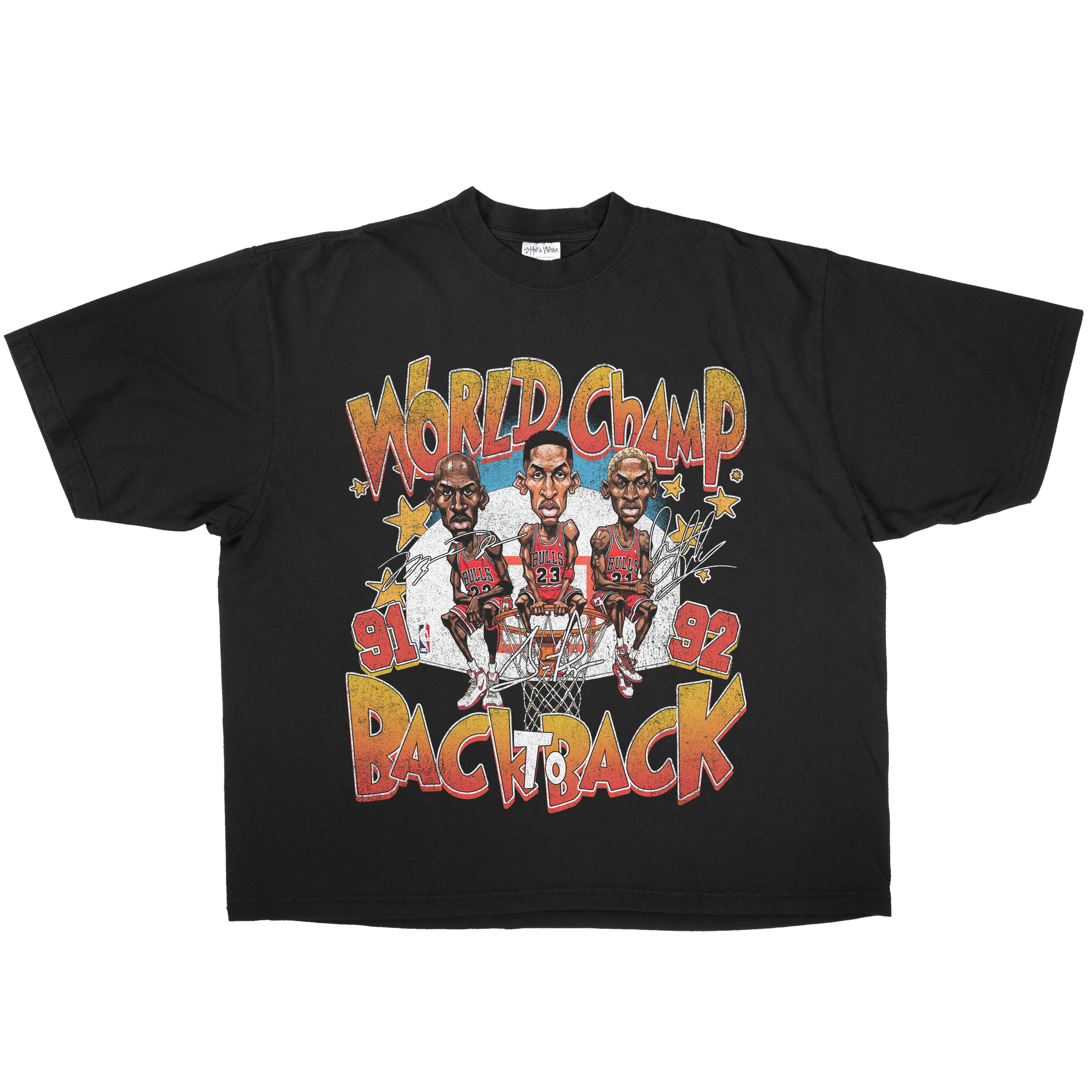 BACK 2 BACK CHAMPS OVERSIZED HEAVYWEIGHT TEE