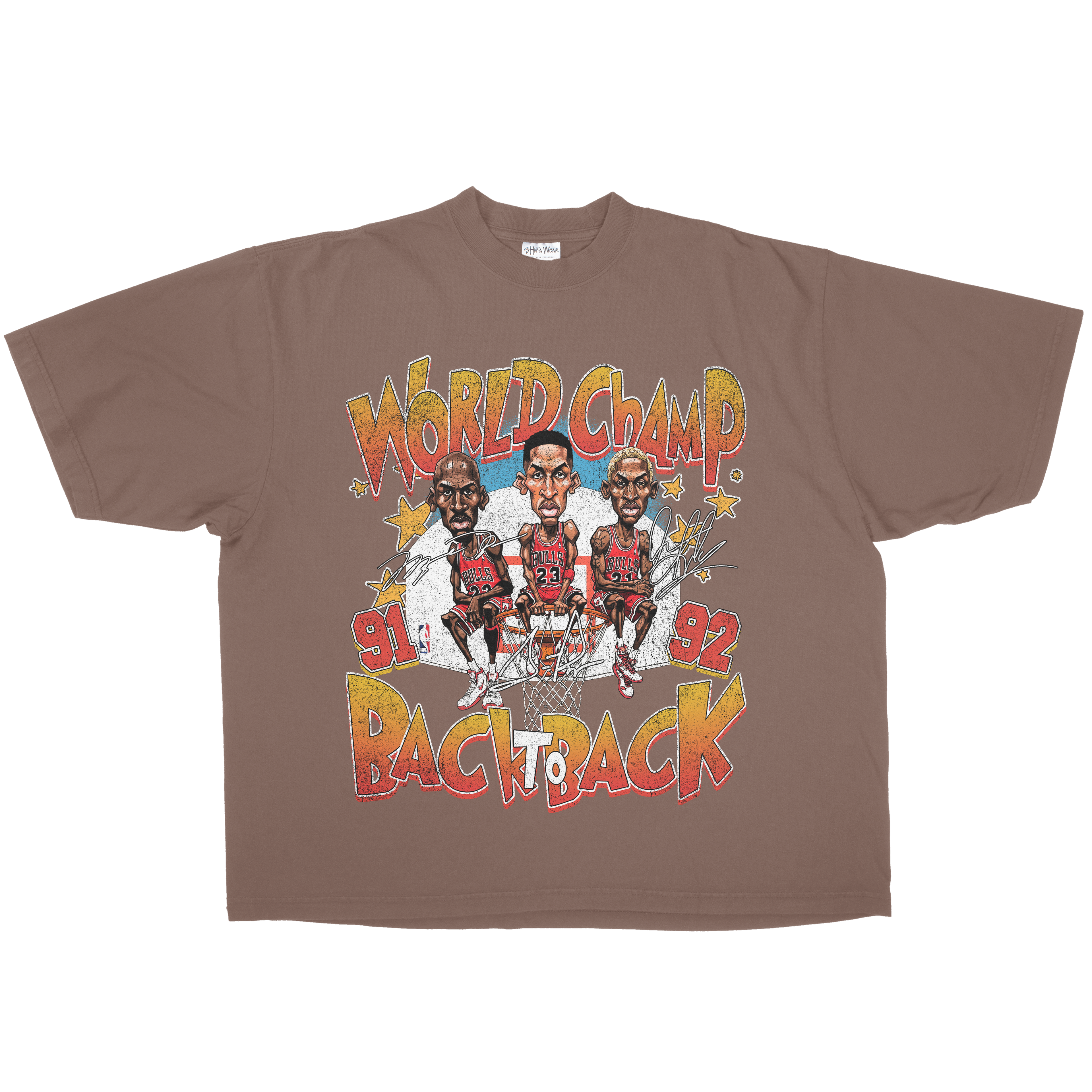 BACK 2 BACK CHAMPS OVERSIZED HEAVYWEIGHT TEE