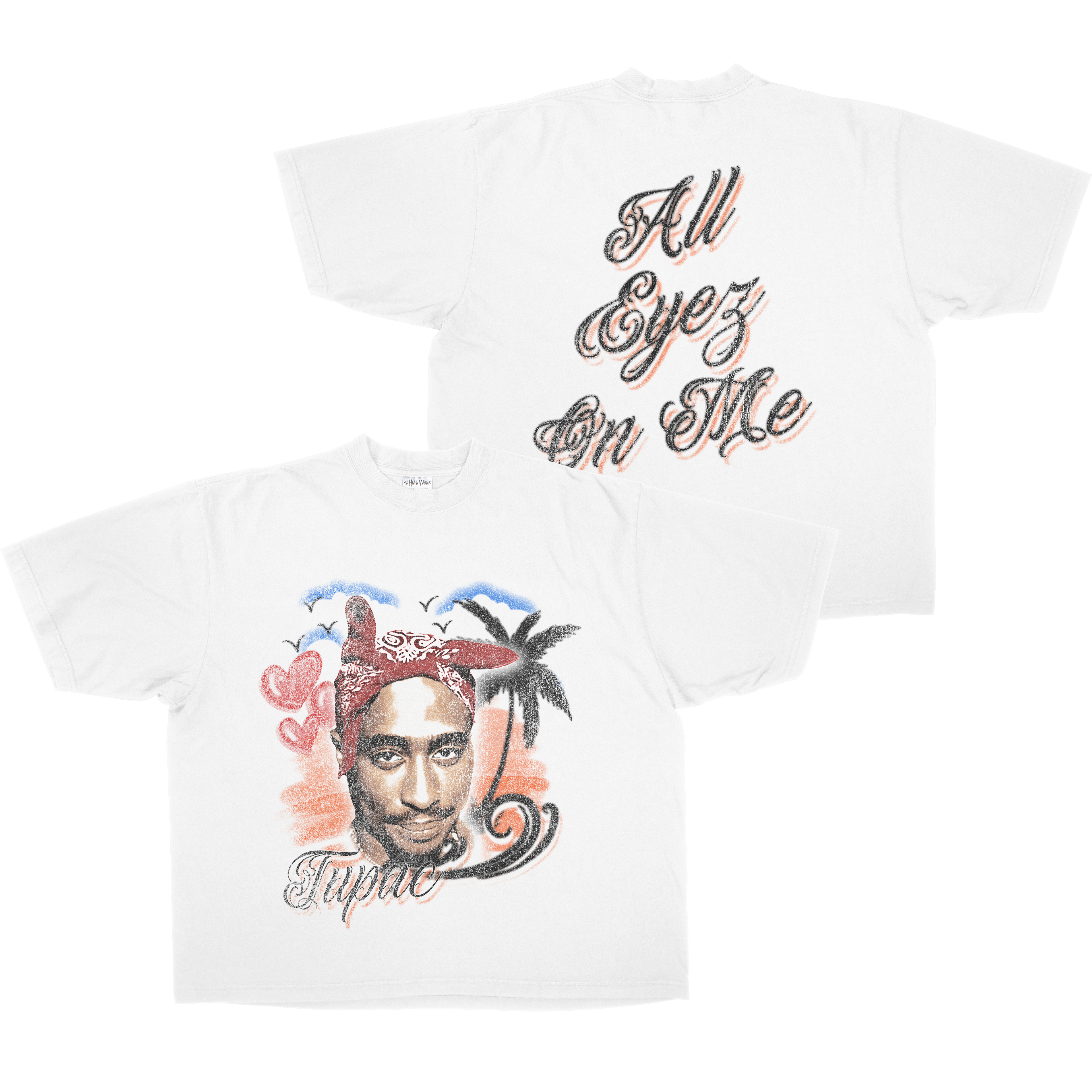 ALL EYEZ ON ME OVERSIZED HEAVYWEIGHT TEE
