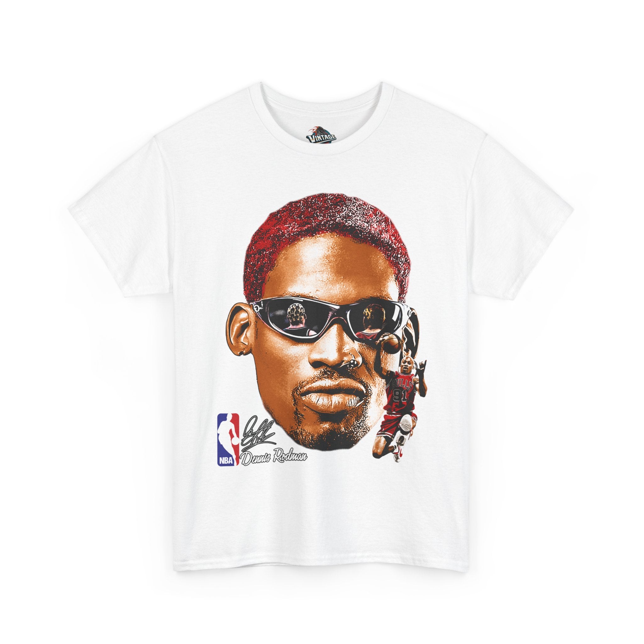 RED BIG FACE MENACE STANDARD TEE